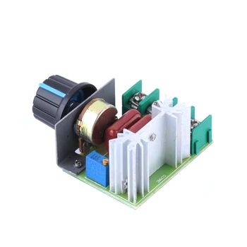 

2pcs/lot 2000W 50-220V Adjustable Voltage Regulator PWM AC Motor Speed Control Controller