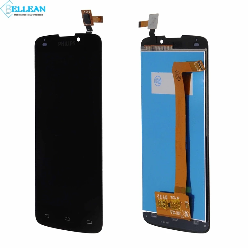 

Catteny Free Ship LCD Free Shipping For Philips Xenium V387 V 387 Lcd Display Touch Panel Screen Digitizer Assembly With Tools