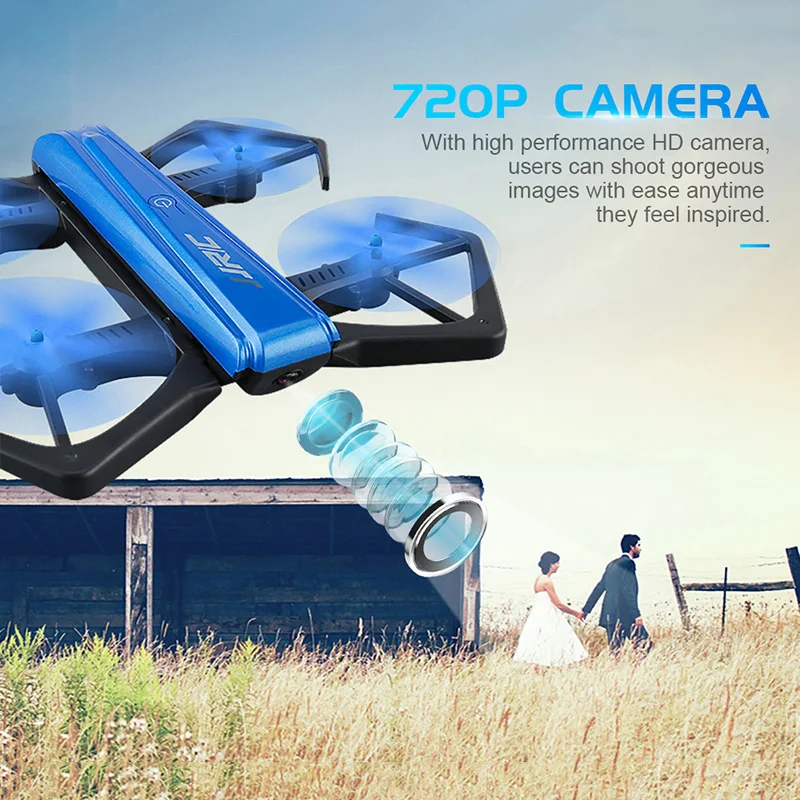 

JJRC H43 6-Axis Mini RC Drone 3.7V 500MAH Remote Control 720 HD Camera Rolling RC Quadcopter Drone APP Control Flying Toy