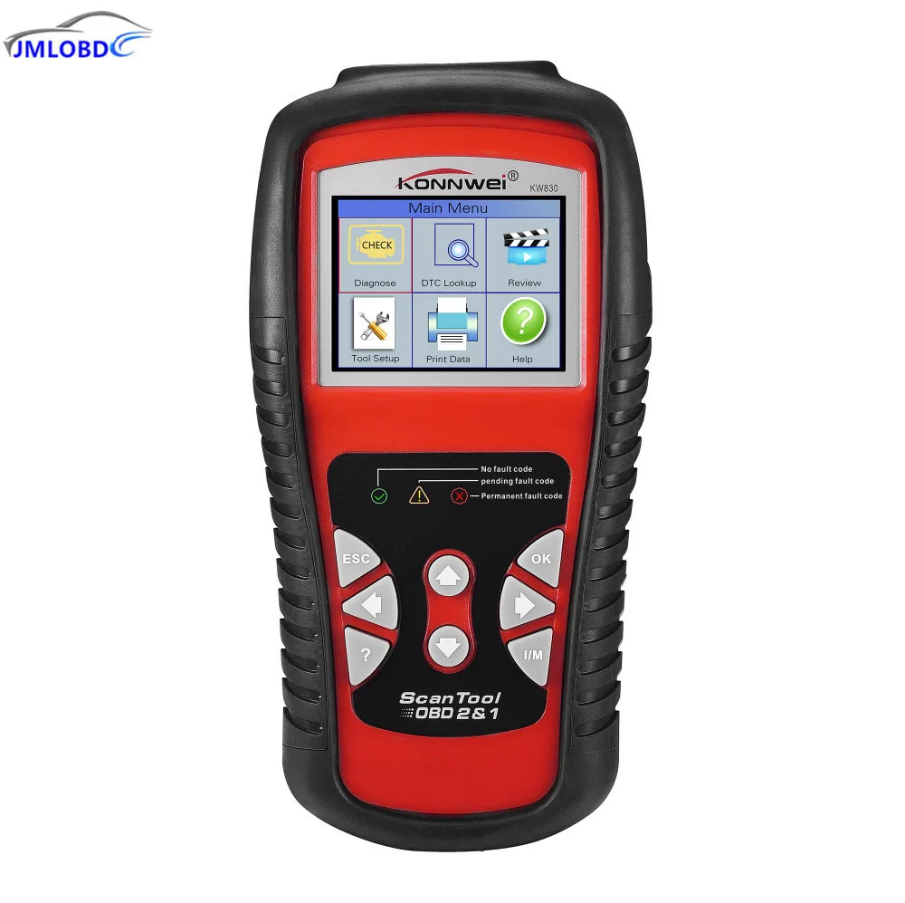 

KONNWEI KW830 OBD2 EOBD Car Diagnostics Auto Scanner Automotive Fault Code Reader Diagnostic tool Car detector Automotive Tool