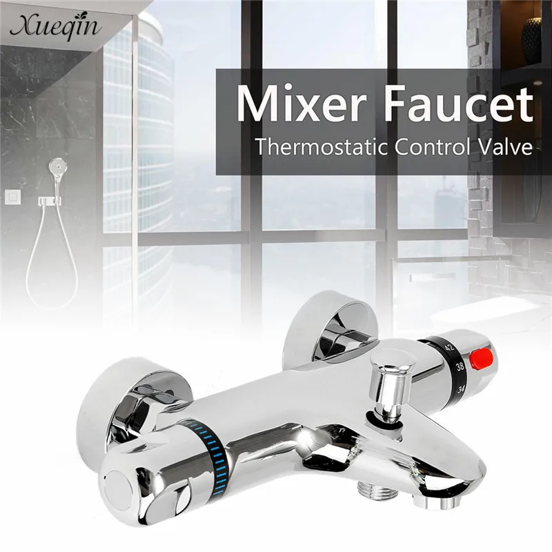 

Wall Mounted Bath Shower Ceramic Thermostatic Faucets Valve Bathroom Shower Water Thermostatic Control Valve Mixer Faucet Tap
