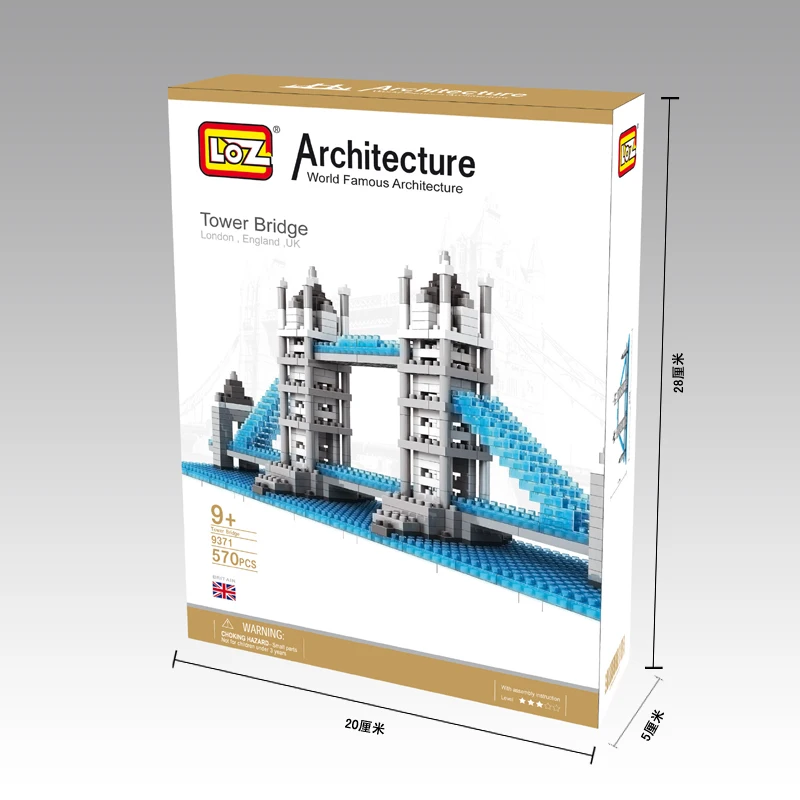 LOZ Blocks Diamond Building Blocks World Famous Architecture Learning Education DIY Toys