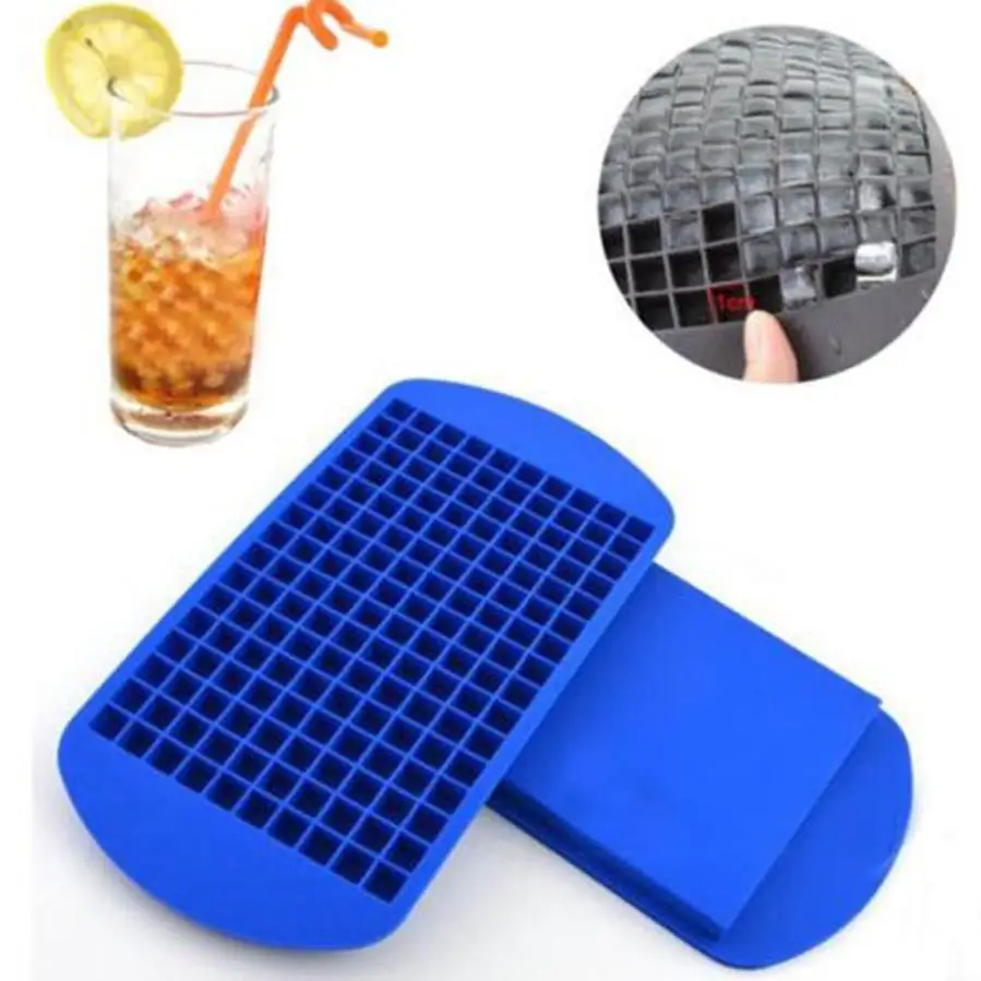 

Pudding Mould 160 Cell Mini Ice Cubes Silicone Tray Kitchen Bar Pudding Mould Mold Dainty Tool JULY19