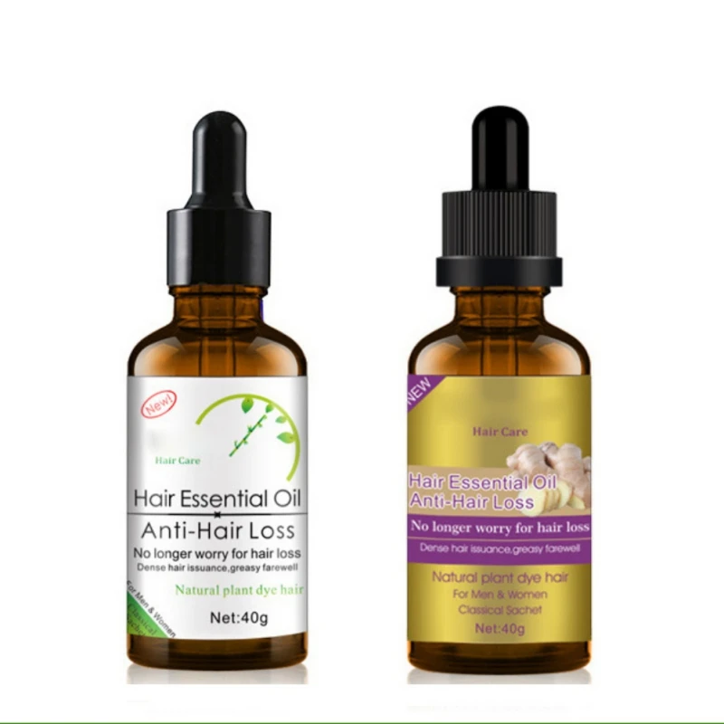 2019 Hot Hair Growth Essence Ginger Oil Rosemary Leaf Oil Vitamin