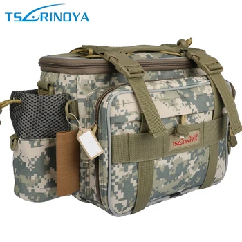 

Tsurinoya Portable Outdoor Fishing Tackle Bag Multifunctional Lure Waist Fanny Pack Soft Shoulder Carry Strap Storage
