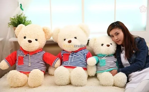 Fancytrader New Style! 47'' 120cm Lovely Giant Stuffed Soft Plush Funny Teddy Bear, 4 Colors, Free Shipping FT50855 (15)
