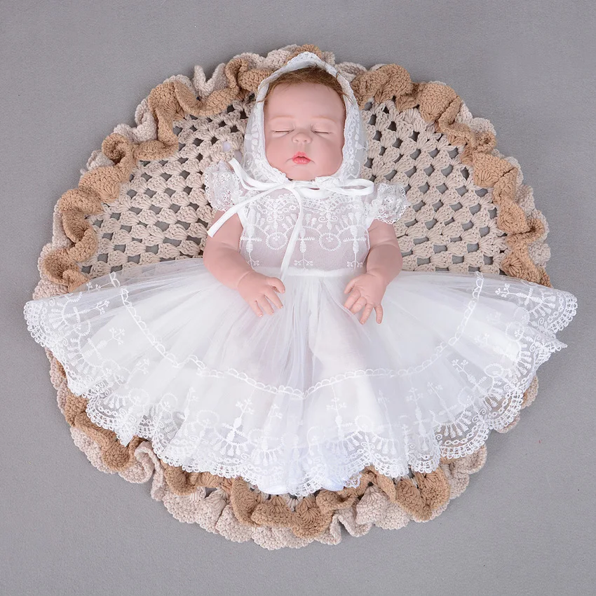 Комплект из 2 предметов; платье для новорожденных; платье принцессы для девочек без рукавов; одежда для свадьбы vestido infantil; платье на крестины
