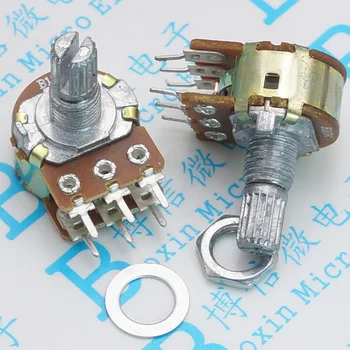 

Dual WH148 100K 6 Feet Double Potentiometer B100K Short Handle Audio / Amplifier