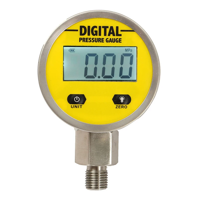Digital Display Oil Pressure Hydraulic Gauge Pressure Test Meter 3V
