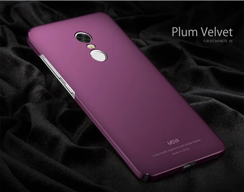 Xiomi Redmi Note 4X чехол MSVII полная защита ПК Жесткий Чехол для телефона coque для Xiaomi Redmi Note 4 pro Чехол для глобальной версии note4 X