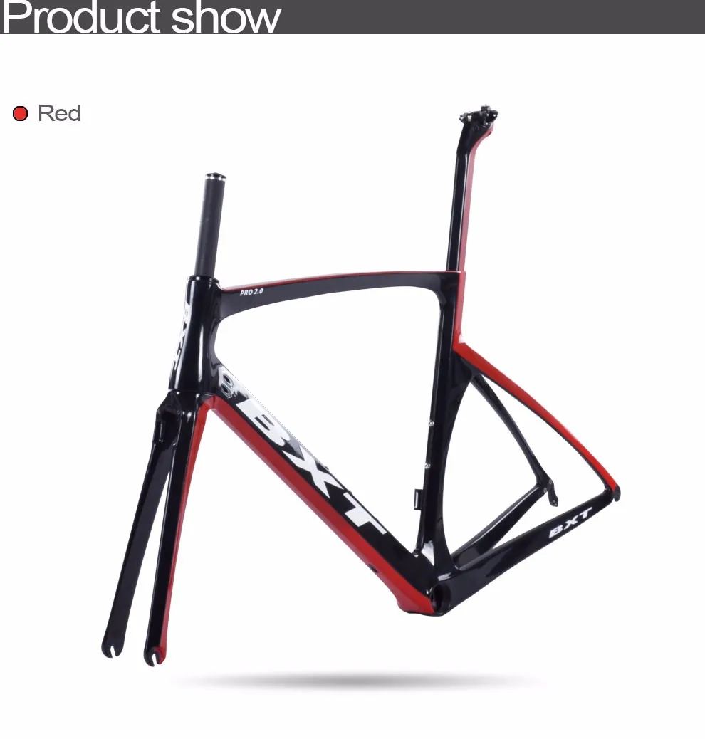 Excellent BXT 2018 Full Carbon bicycle frame matte/glossy 5 color super light DI2 Frame+Fork+headset X brakes road carbon bike frame parts 12 Excellent BXT 2018 Full Carbon bicycle frame matte/glossy 5 color super light DI2 Frame+Fork+headset X brakes road carbon bike frame parts 12