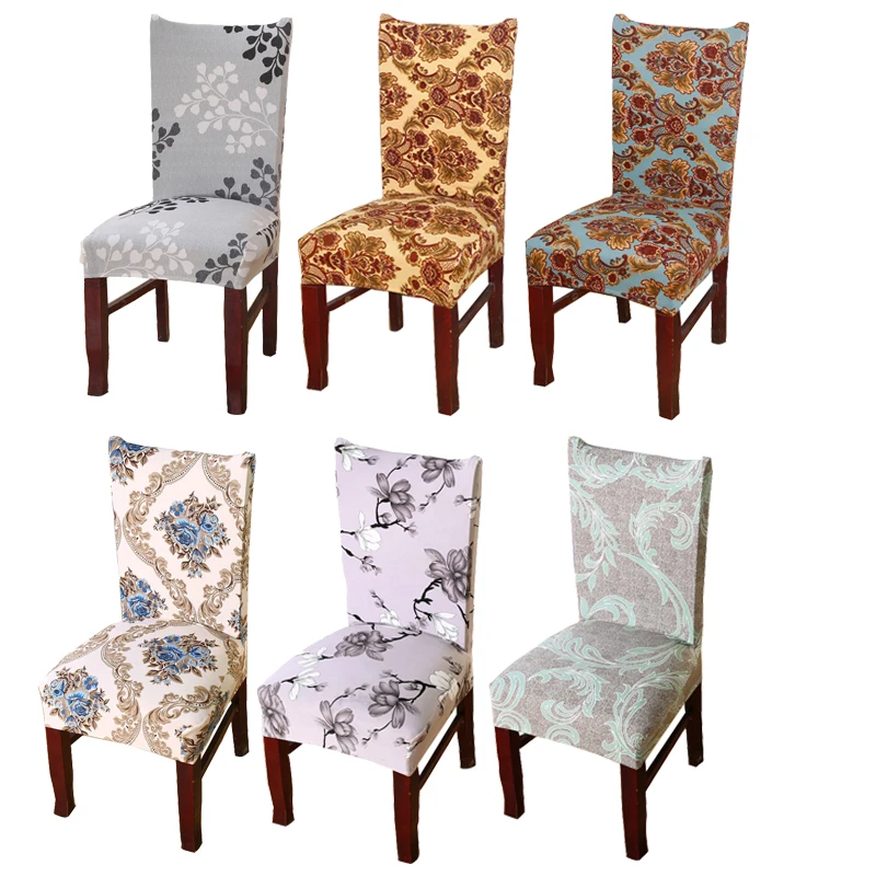 1pc elastic spandex polyester universal chair cover baroque vintage