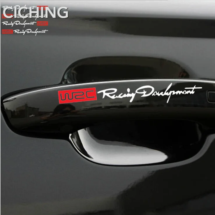 

Door Handle Stickers And Decals Car styling For Mercedes Benz A200 A180 B180 B200 CLA GLA AMG A B C E S Class CLS GLK CLK SLK