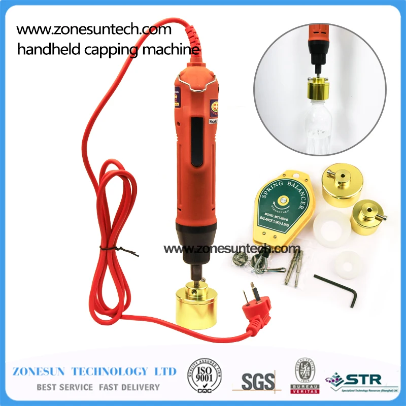 

100% Warranty SG-1550 Portable automatic electric bottle capping machine, Cap screwing Machine, electric cap sealing machine