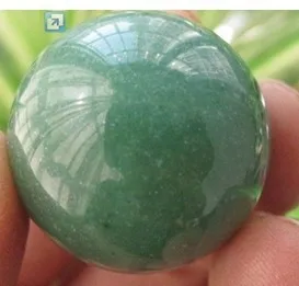 

50MM NATURAL green JADE CRYSTAL SPHERE BALL HEALING