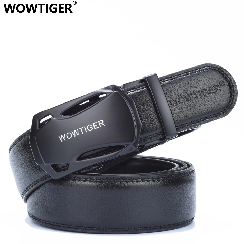 

WOWTIGER Fashion Waist Designer Luxury Famous Brand Designer High Quality Male Leather Strap Belts for Men ceinture homme