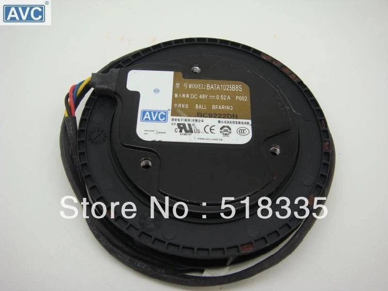 Для центробежного вентилятора AVC BATA1025B8S постоянный ток 48 в 0. Инверторные