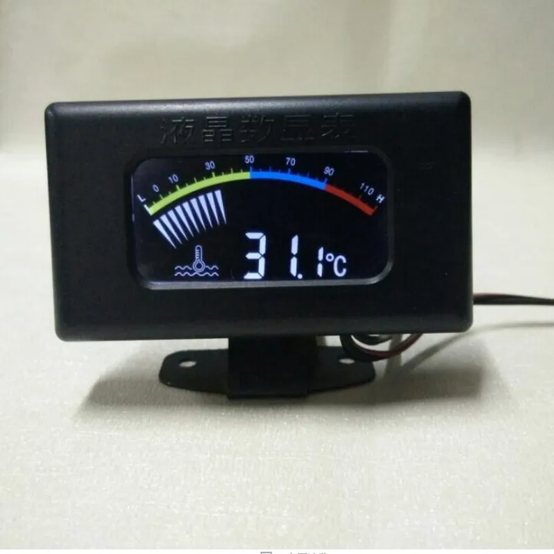 car motorcycle Water Temp Gauges led shining water temperature gaugein