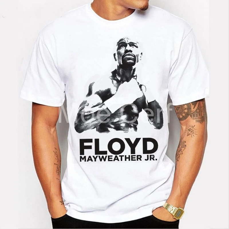 Floyd Mayweather Vs Conor McGregor Футболка Чемпион мира футболка с коротким рукавом мужская