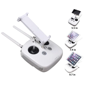 

Upgraded Phone Tablet Extended Support Holder With Metal Bracket for DJI Phantom 3 Standard Pro Advanced Phantom 4 4 PRO Inspire