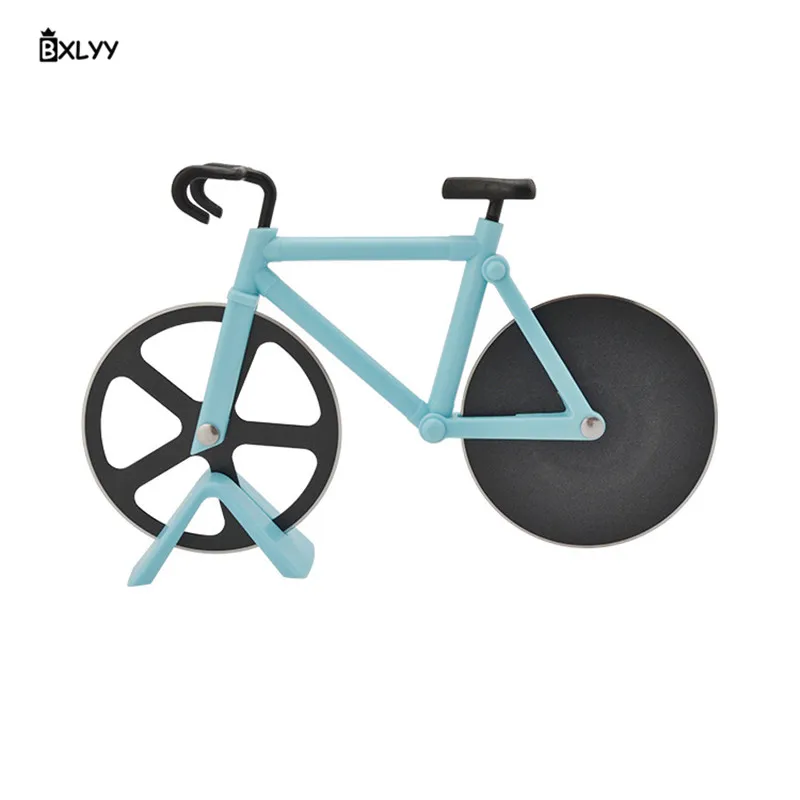 BXLYY Sale Stainless Steel Pizza Knife Two-wheel Bicycle Shape Pizza Cutting Knife Pizza Tool DIY Home Decoration Accessories.8z