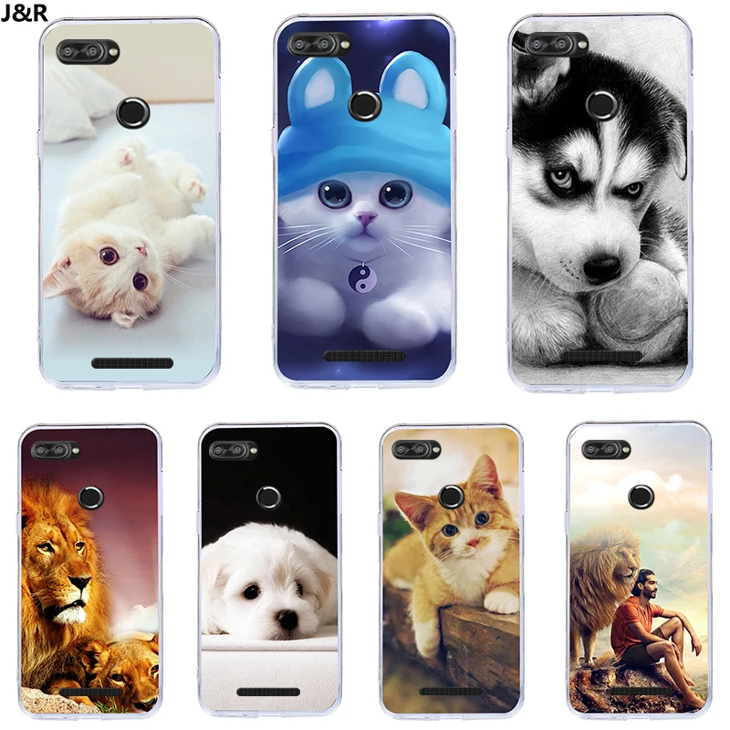 

J&R Cute Cartoon Animal Patterned Phone Case For Lenovo K320t A5 K5 Note 2018 S5 Z5 Pro Play Silicone Soft TPU Back Cover Cases