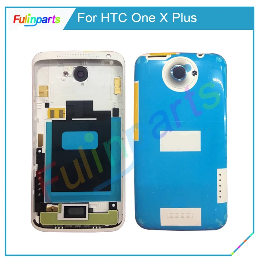 

For HTC One X Plus / One X+ Back Cover Housing Battery Door With Camera Lens Replacement Parts Black White
