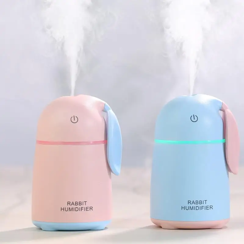 

Rabbit Air Humidifier Ultrasonic Humidifiers for Home Car Air Freshener Mist Maker Fogger Aroma Essential Diffuser Lovely gift