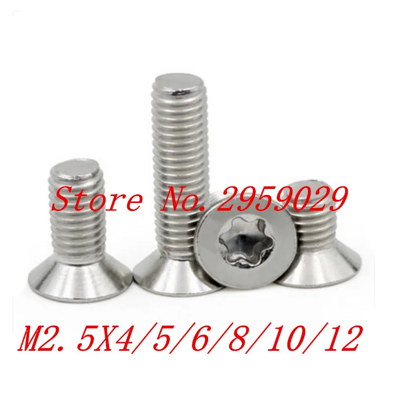 RS PRO Lens Head Hexagon Socket Screws, Stainless Steel A2, M2.5 X 6mm (100 Screws Per Piece