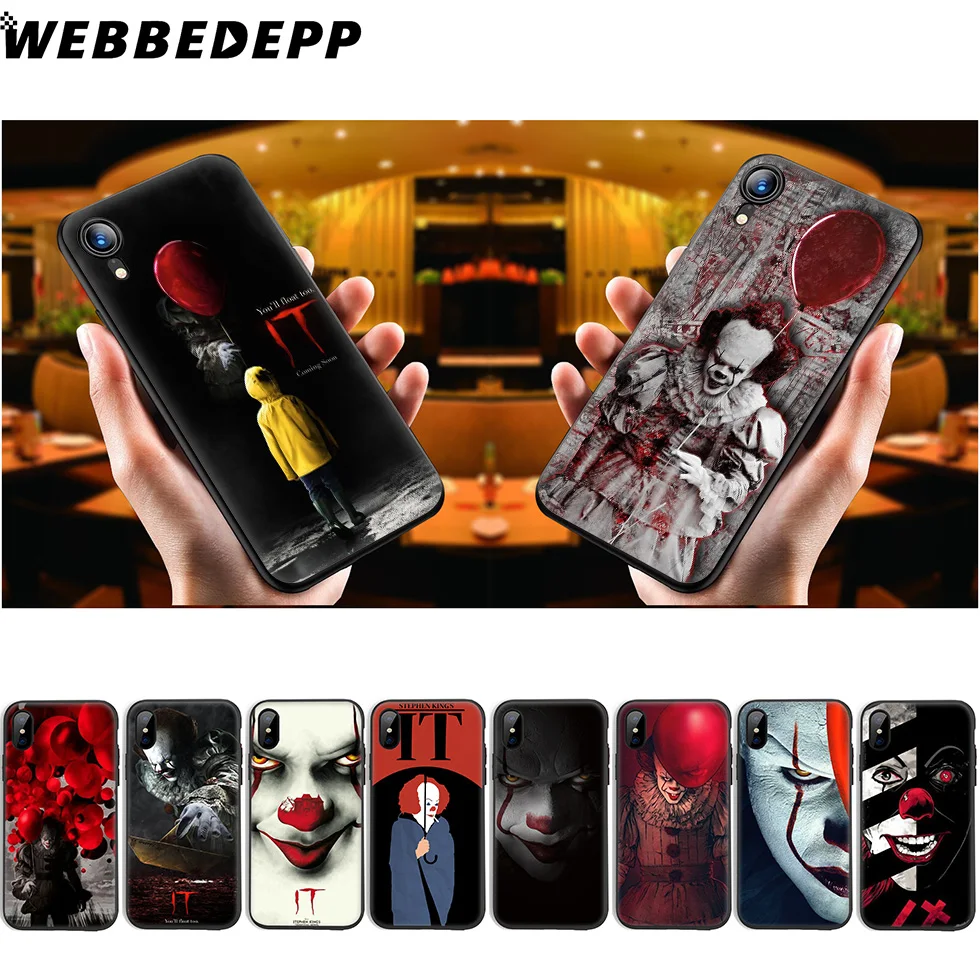 WEBBEDEPP Stephen King It мягкий силиконовый чехол для iPhone 11 Pro Xr Xs Max X или 10 8 7 6 6S Plus 5 5S SE Case |