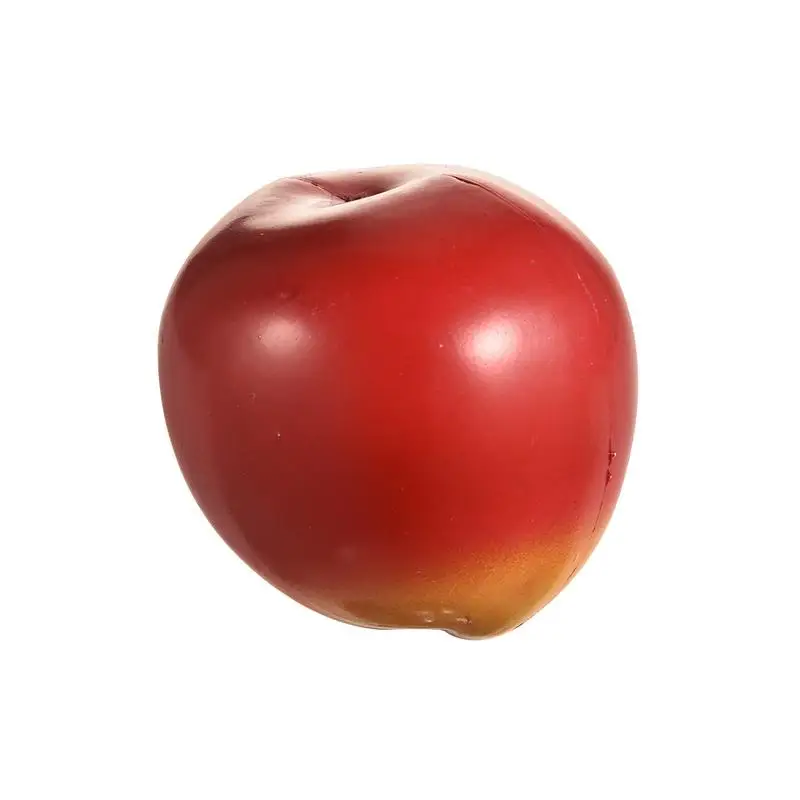 Милая форма в виде фруктов музыка песочный молоток манго и Карамбола, банан и сосны яблоко и яблоко высокоимитированный ударный музыкальный инструмент - Цвет: Apple