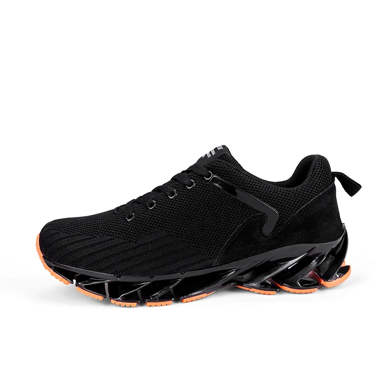 AFFINEST супер крутая спортивная обувь для мужчин дышащая весенняя обувь для кемпинга мужские кроссовки Bounce летняя уличная спортивная обувь - Цвет: A615-1-BK