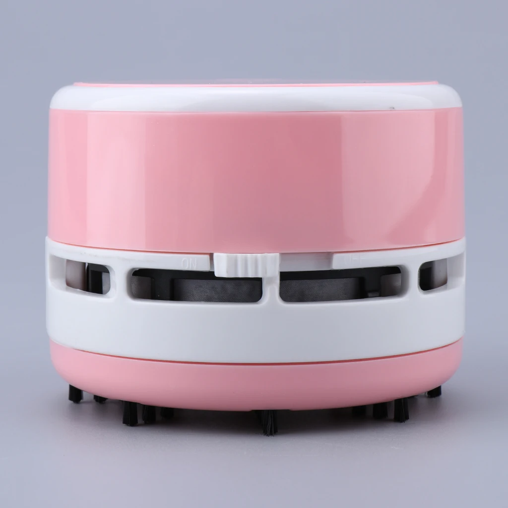 Мини-пылесос для уборки пыли, офисный стол, домашний стол, уборочная машина - Цвет: Pink