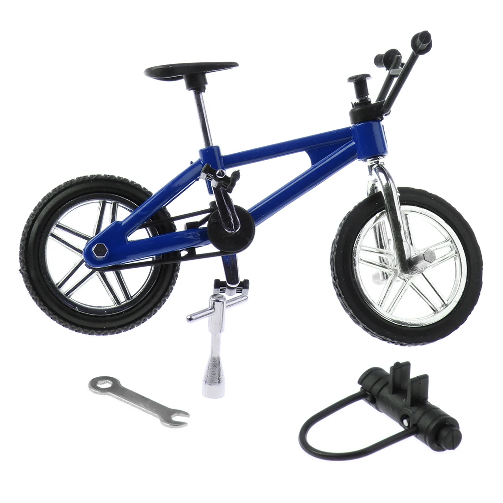 1:24 Miniature Alloy Finger Bike Mountain Bicycle Diecast Vehicle  Model Desk Gadget Toy