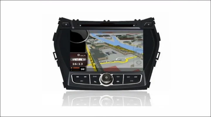 Excellent Liislee For Hyundai Santa Fe 2012~2013 Car DVD Player GPS Navi Navigation Radio Stereo CD TV iPod BT HD Screen Multimedia System 5