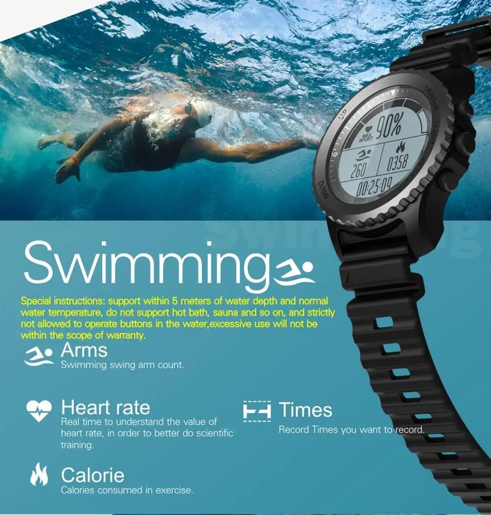MAKIBES G07 GPS SPORTS WATCH BLUETOOTH SMART WATCH IP68 WATERPROOF SMARTWATCH 255893 26