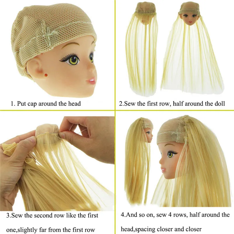 DIY Prop BJD кукольные парики головные уборы парик колпачок кукла аксессуары