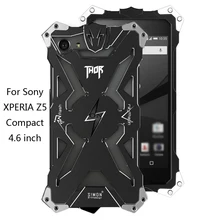 SIMON THOR Metal Phone Case for Sony Xperia Z5 Compact Smartphone 4.6 inch Xtreme Design Aluminum Alloy with Perfect Body Curve