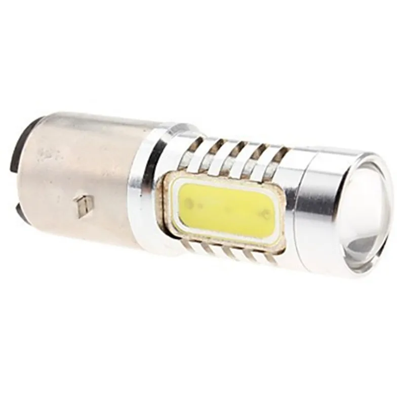 Free Shipping 2pcs BA20D(H6) 7.5W 550LM Natural White Light LED Bulb