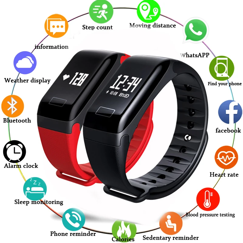 

Schnoah Smart Watches Masculino Femme Montre Homme Digital Watch Relojes Inteligente Para Sport Wrist Watch for Men Women