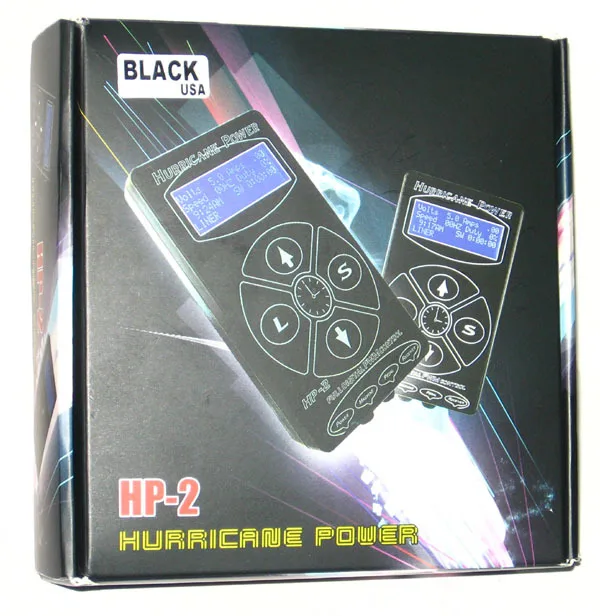 El huracán tatuaje fuente de alimentación actualización de la máquina de tatuaje HP-2 inteligente LCD Digital maquillaje de alimentación Dual tatuaje conjunto - 6
