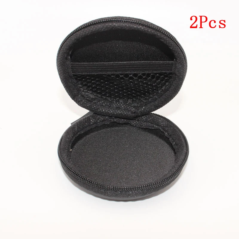 2Pcs Headphone Case Cheap Black Bag, Earphone Bag Headphones Collection