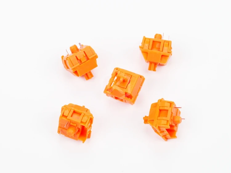 ТТК переключатель 3pin smd orange переключатели с покрытыем цвета чистого 24 каратного структуры для изготовленный на заказ механический терморегулятор клавиатура xd64 xd60 eepw84 gh60 tada68 rs96 87 104 108