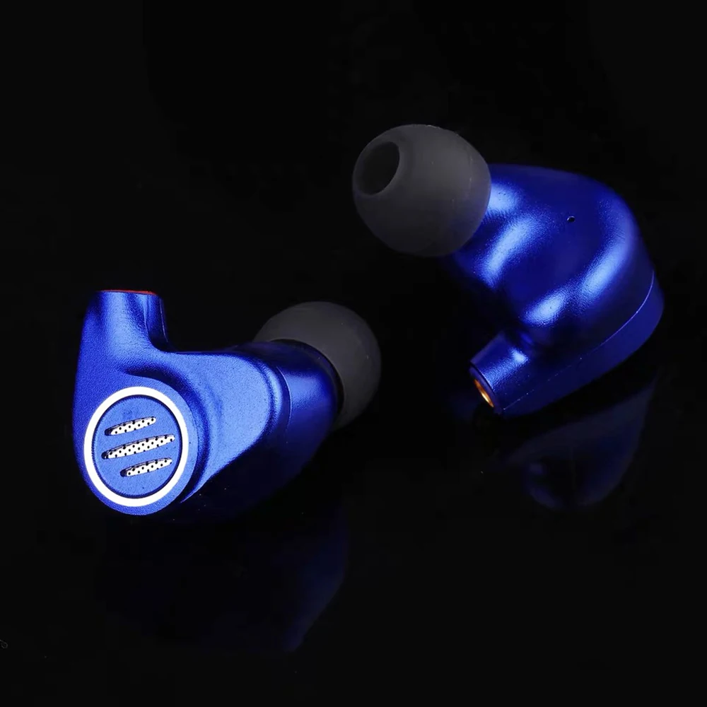 BGVP DMS DD 6BA Hybrid Driver In Ear Earphone HiFi Monitor IEM Metal Audiophile Earbuds