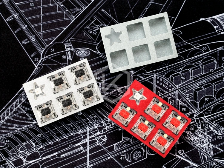 Kopen Staryu Mini Macro Pad custom toetsenbord door tkg kai Mini macro pad mechanische toetsenbord 5 toetsen