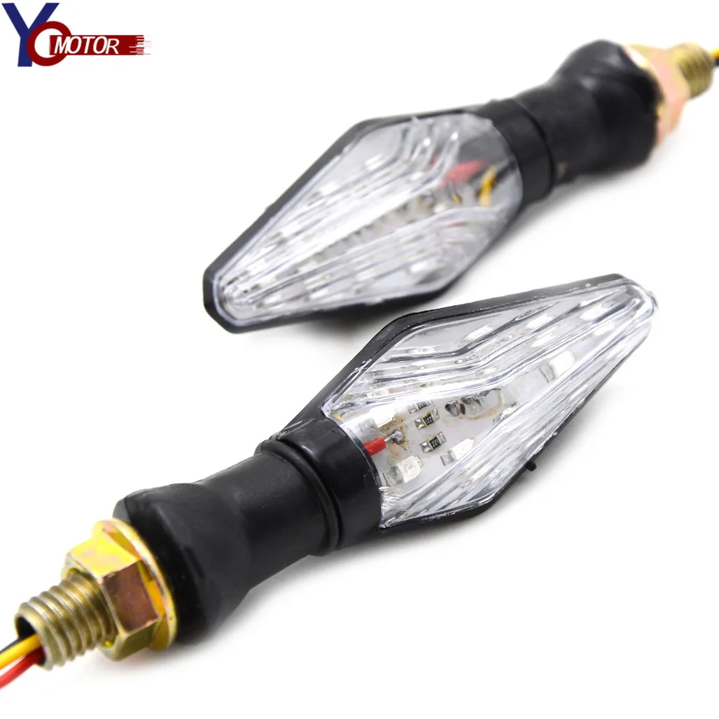 

Motorcycle Turn Signal Flasher Indicator Light Dual Blinker Lamp Universal FOR YAMAHA MT-07 FZ-10 MT-10 BMW HP4 R1200GS F650GS