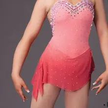 Платья для фигурного катания для девочек; элегантное Новое Брендовое платье для соревнований по фигурному катанию; детское платье; DR3519