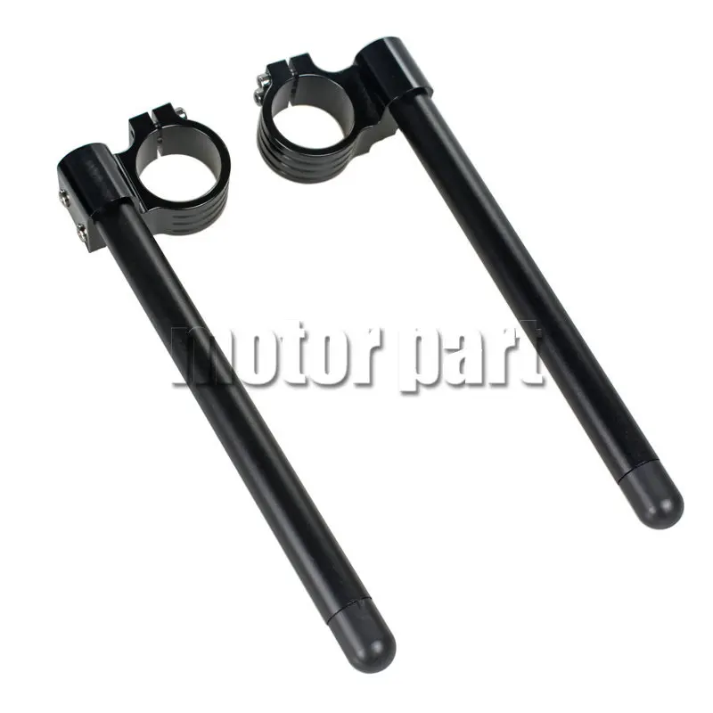 

For 98-02 Kawasaki Ninja ZX6R 636 ZX9R ZX 9R ZRX 1100 1200 Fork Tube 46mm Clip-ons Handle Bar CNC Riser Handlebar Black Color