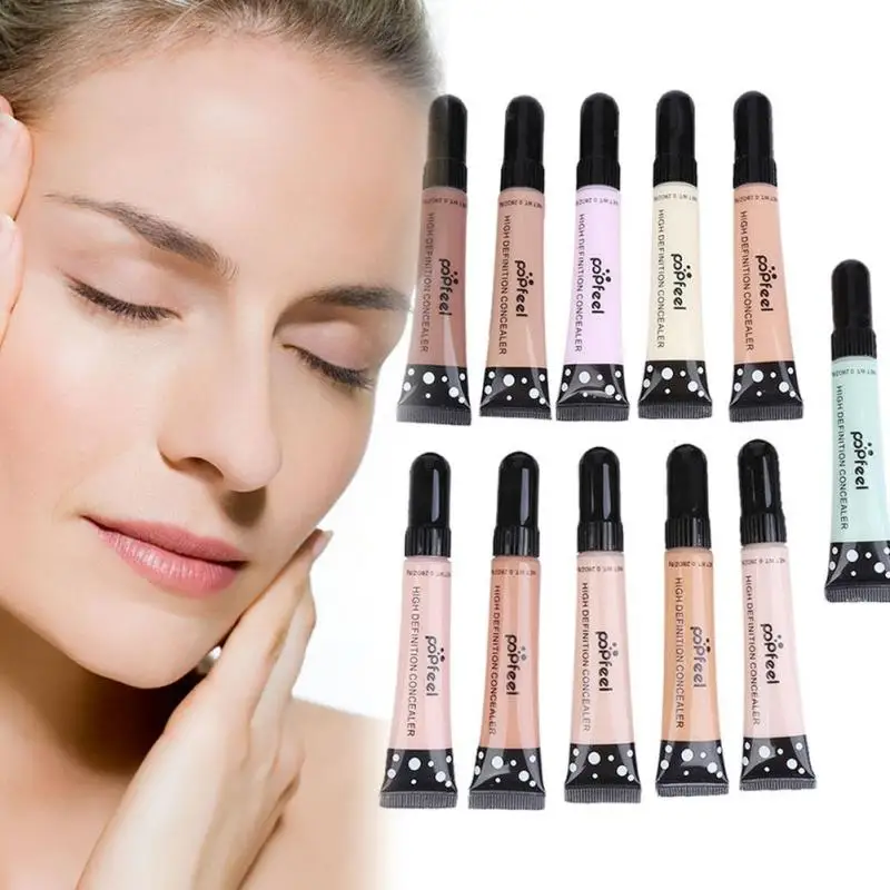 POPFEEL Face Concealer Make up Full Cover Primer Liquid Concealer Cream Face Eye Make Foundation