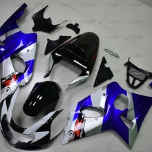 GSX R 600 750 1000 2000-2003 K12 тела Наборы GSX R600 R750 R1000 01 00 2003 Blue черно белые обтекатели